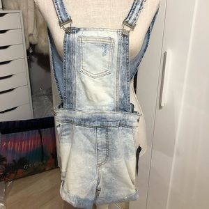 Beautiful BEBE denim romper. Size 24 . Brand new.